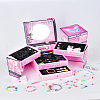 Children's DIY Treasure Jewelry Box AJEW-YWC0001-08-1