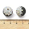 Gradient Color Design Polymer Clay Rhinestone Beads CLAY-NH0001-03B-3