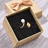 304 Stainless Steel Cuff Rings RJEW-D317-03G-3
