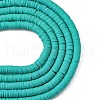 Handmade Polymer Clay Beads Strands CLAY-R089-8mm-Q048-2
