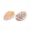 Natural Freshwater Shell Carved Pendants SHEL-N036-17-2