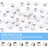 Unicraftale 50Pcs 304 Stainless Steel European Beads FIND-UN0061-09-4