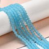 Imitation Jade Frosted Glass Bead Strands EGLA-A039-J4mm-MD03-4