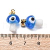 Handmade Lampwork Pendants LAMP-S069-06G-07-3
