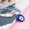 Handmade Lampwork Evil Eye Keychain KEYC-JKC00237-01-4