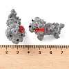 Lampwork Dog Display Decoration LAMP-D301-04A-3