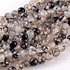 Natural Dragon Veins Agate Beads Strands X-AGAT-6D-9-1