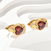 304 Stainless Steel Hoop Earrings EJEW-S253-05A-G-4
