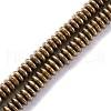 Electroplated Non-magnetic Hematite Beads Strands G-P571-B01-01B-1