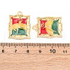 Alloy Enamel Pendants FIND-M060-04G-3