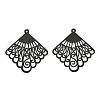Spray Painted 430 Stainless Steel Pendants X-STAS-Z116-11-1