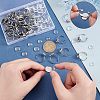 Unicraftale DIY Flat Round Cuff Ring Making Kit DIY-UN0003-46-3