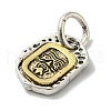 Tibetan Style Rack Plating Alloy Pendants FIND-Z024-01C-2