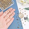  360Pcs 5 Style Brass Spacer Beads KK-NB0001-68-4