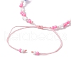 Adjustable Nylon Cord Braided Beads Bracelets BJEW-MZ00169-6