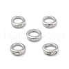 Brass Ring Charm Connectors KK-M306-04P-2