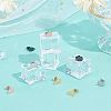 Unicraftale PVD Vacuum Plating 304 Stainless Steel Stud Earring Findings STAS-UN0015-74-4