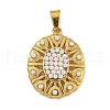 Ion Plating(IP) 304 Stainless Steel Pendants STAS-U024-G-07C-1