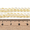 Baking Painted Transparent Glass Beads Strands DGLA-N011-4mm-02-4