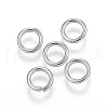 Tarnish Resistant 304 Stainless Steel Open Jump Rings X-STAS-E113-12P-1