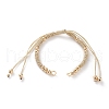 Adjustable Polyester Braided Cord Bracelet Making AJEW-JB00892-3