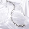 Antique Bronze Tone Iron Cable Chain Bracelet Making X-IFIN-H031-AB-3