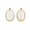 Natural Shell Pendants STAS-P366-25E-G-1