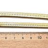 Ion Plating(IP) 304 Stainless Steel Herringbone Chain Necklace for Men Women X-NJEW-E076-03E-G-3