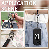SOFPLATE 18Pcs Zinc Alloy Spring Gate Rings FIND-SP0001-39-5