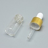 Faceted Natural Amethyst Openable Perfume Bottle Pendants G-E556-11E-4