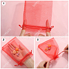 SOFPLATE 100Pcs Organza Bags Jewellery Storage Pouches Wedding Favour Party Mesh Drawstring Gift OP-SP0001-01A-3