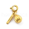 Brass Fruits Pendant Decoration HJEW-P020-01H-G-1
