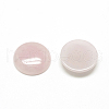 Natural Rose Quartz Cabochons X-G-R416-8mm-48-2