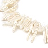 Natural Baroque Keshi Pearl Beads Strands PEAR-B004-02A-01A-3