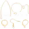 Beebeecraft 60Pcs 6 Style 304 Stainless Steel & Brass Earring Findings DIY-BBC0001-79-1