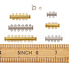 Brass Magnetic Slide Lock Clasps KK-TA0007-64-10