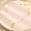 Mother's Day Stainless Steel Mother Child Silhouette Ppregnant Pendant Necklaces for Women AS6922-1-4