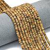 Natural Picture Jasper Beads Strands G-P575-B30-4x1mm-1