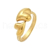 304 Stainless Steel Adjustable Open Cuff Rings for Women RJEW-U063-01B-G-4