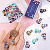SUNNYCLUE 30Pcs Cat Shaped Alloy Enamel Pendants ENAM-SC0005-27A-3