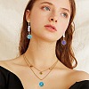 ARRICRAFT Brass Enamel Pendants KK-AR0001-93G-6