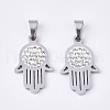 201 Stainless Steel Pendants STAS-N089-19P-1