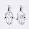 201 Stainless Steel Pendants STAS-N089-19P-1