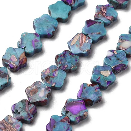 Synthetic Imperial Jasper Beads Strands G-Q050-B01-03-1