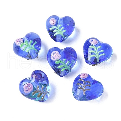 Handmade Transparent Lampwork Beads BLOW-D300-07J-1