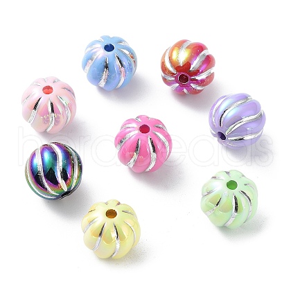 UV Plating Opeque Acrylic Beads MACR-K351-21-1
