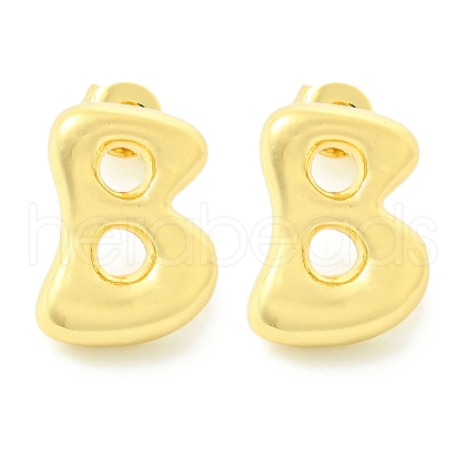 Rack Plating Brass Earrings EJEW-S222-01G-B-1