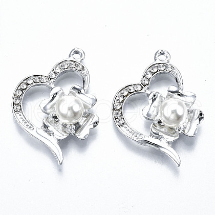 UV Plated Alloy Pendants PALLOY-S181-012-RS-1