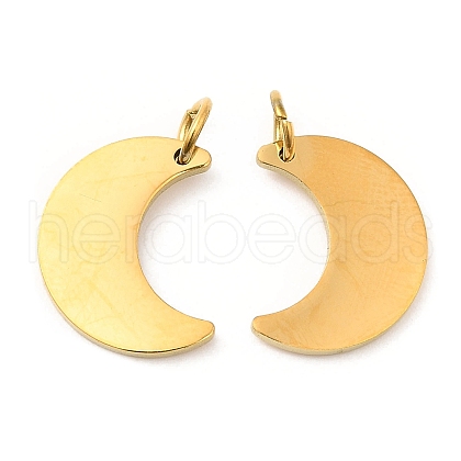 PVD Vacuum Plating 304 Stainless Steel Pendants X-STAS-Z042-19G-1