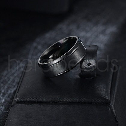 201 Stainless Steel Finger Rings for Men WG1765E-07-1